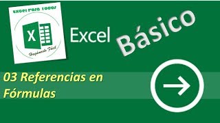 03 Excel Básico: Referencias en fórmulas y funciones.