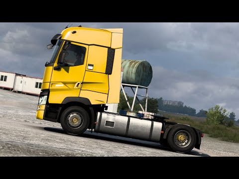 ETS 2 - Renault T Range Transporting Granite Cubes Part 1