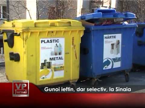 Gunoi ieftin, dar selectiv, la Sinaia