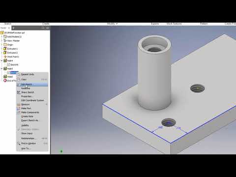 What's New in Inventor 2019 Hole Function