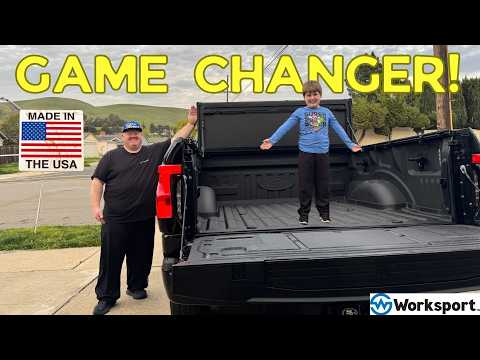 Worksport AL 4 Tonneau Cover - Easy Install & Review! #tonneaucover #bedcover #f150