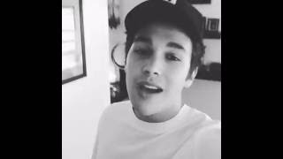 Download lagu Austin Mahone singing Send it to my Phone acoustic mp3