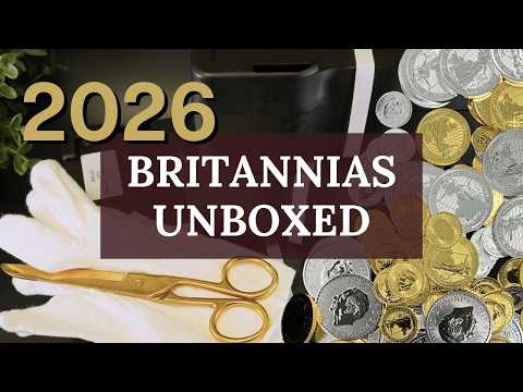 Complete Unboxing: 2026 Gold & Silver Britannia Coins