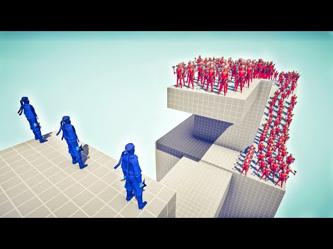 3x NINJA GOD vs 100x UNITS - 🏹 Totally Accurate Battle Simulator TABS