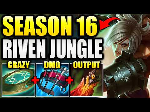 RIVEN JUNGLE IS ACTUALLY SO BROKEN IN SEASON 16! (& VERY FUN)