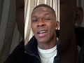 Adesanya addresses the PILLOW GLOVES comment ?