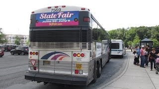 NJT MCI D4000 #7569 on the 163 to Paramus Garden State Plaza & IKEA (Inside) in HD
