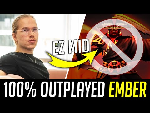 Topson 100% outplayed EMBER SPIRIT Mid DOTA 2
