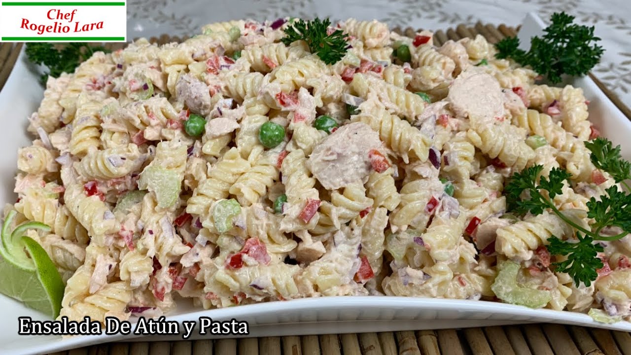 Ensalada De Atún Y Pasta , Receta Deliciosa!