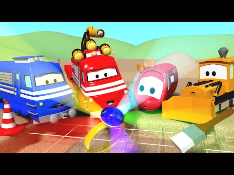 Vláčky pro děti Archeologický vlak Troy vykopá poklad! - Vláček Troy ve Městě Aut 🚄