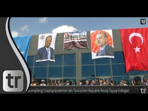 Präsident Erdoğan Staatsempfang in Somalia Afrika 2015