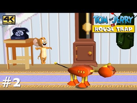 Tom and Jerry in House Trap - Playthrough PSX / PS1 / PGXP / Widescreen 4k 2160p PART 2
