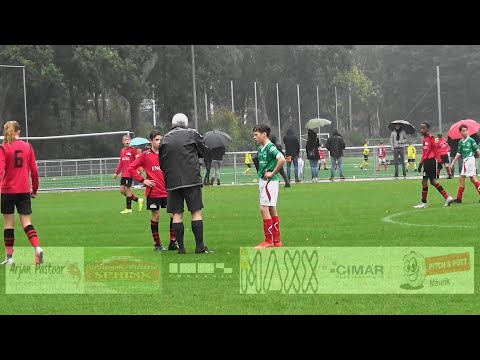 Eerste helft DOVO JO14-1 - AFC Quick 1890 JO14-1 (vr)