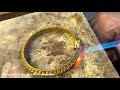 Making Traditional 24k Gold Bangles! Indian Jewelry | Gold Jewelry Making | How it’s made | 4K Video