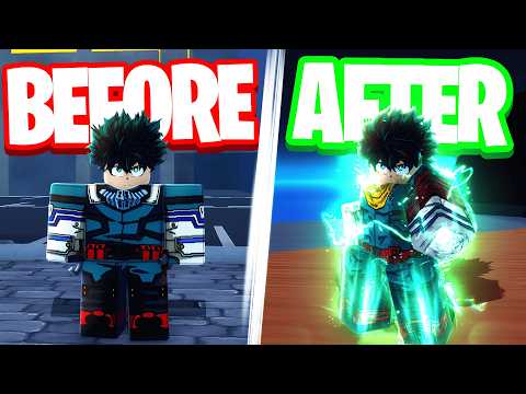 Going From NOOB To 0.1% OFA DEKU In Roblox Anime Game (Universal Piece)