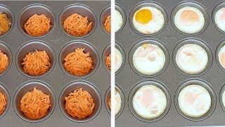 Sweet Potato Egg Cups