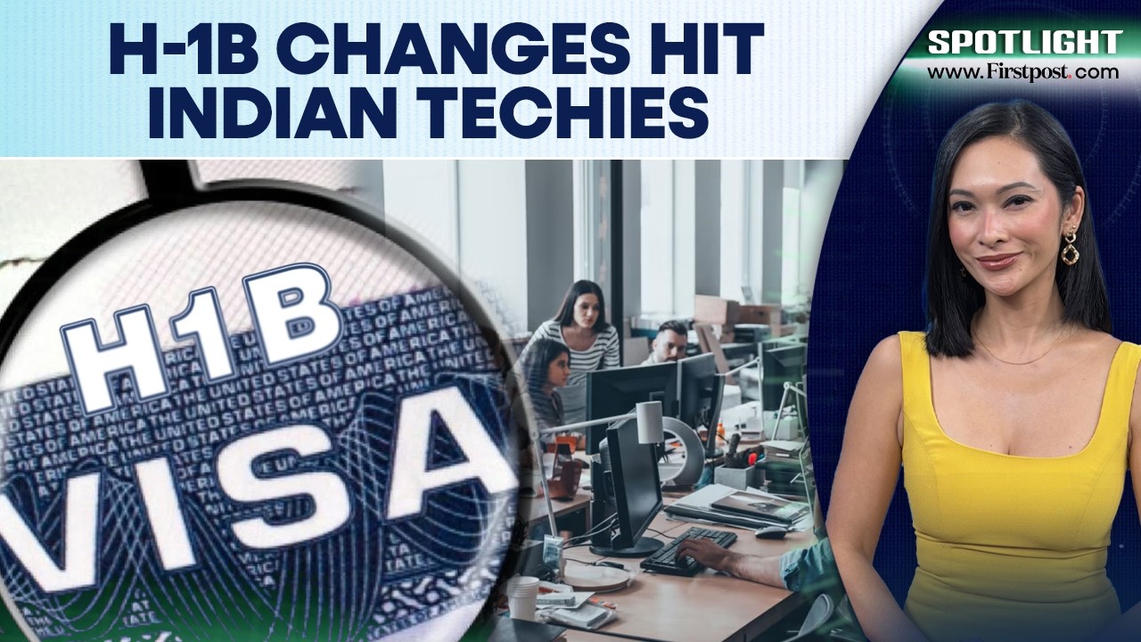 H-1B Visa Registrations Drop 38% As US Favours High-wage, High-skill Applicants |Firstpost Spotlight