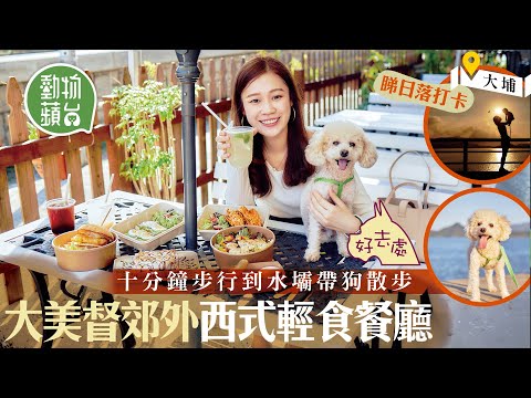 大埔大美督郊外狗狗好去處 西式輕食餐廳10分鐘到水壩直落放狗、打卡兼睇日落 #動物蘋台－果籽 香港 Apple Daily—原刊日期：20201128