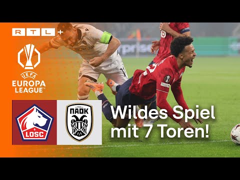 OSC Lille vs. PAOK Saloniki - Highlights | UEFA Europa League | RTL Sport