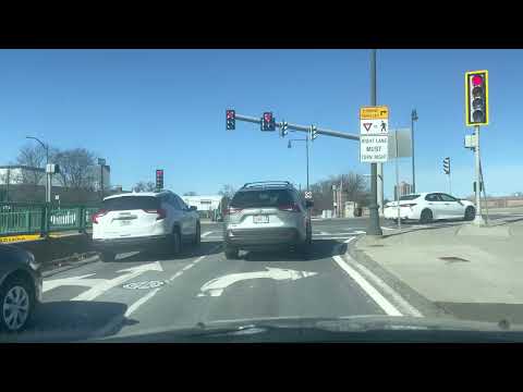 Driving on Storrow Drive to Harvard square Cambridge, MA ￼￼