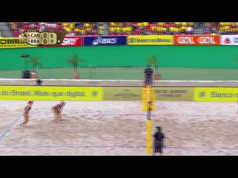 Duda recupera e pontua (Circuito Mundial Vôlei de Praia - Etapa Rio)