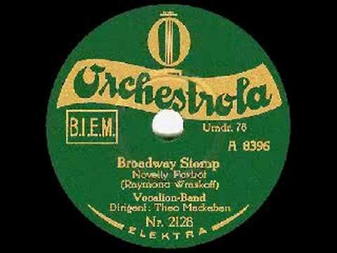 German Hot Dance 1929: Theo Mackeben: BROADWAY STOMP