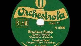 German Hot Dance 1929: Theo Mackeben: BROADWAY STOMP