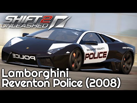 Lamborghini Reventon Police (2008) - Laguna Seca [NFS/Need for Speed: Shift 2 | Gameplay]