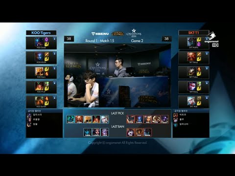 SKT vs KOO Game 2 Highlights - SK TELECOM T1 vs KOO TIGERS - Week 3 LCK Champions Korea Summer 2015