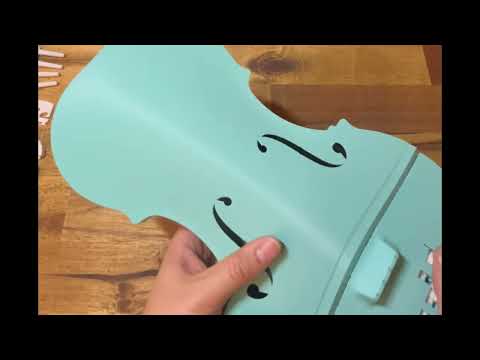4/4 Violin (Logic violin), a 3D-printed violin