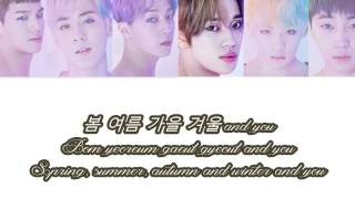 5 Seasons - Teen Top [Hangul,Romanization,Translation]
