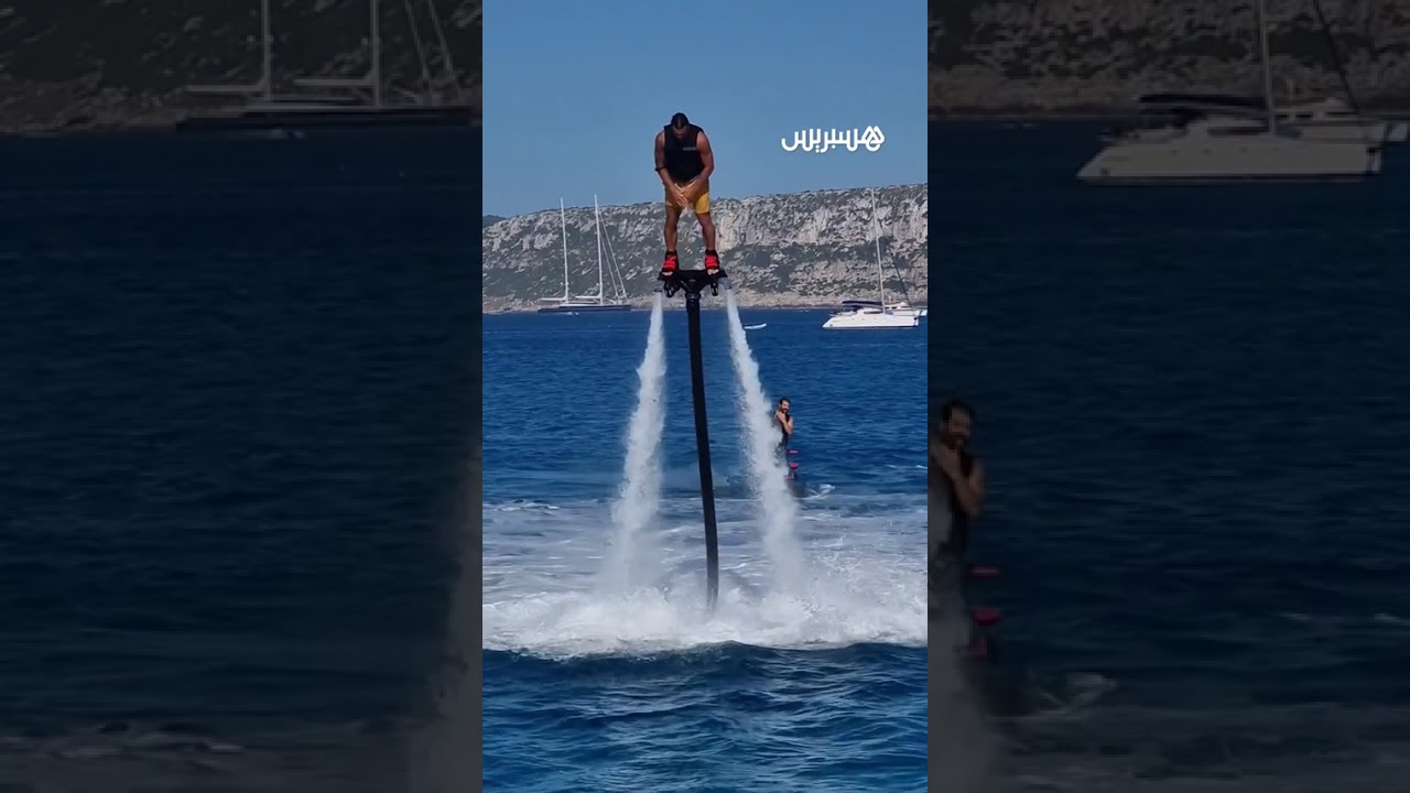زلاتان إبراهيموفيتش يستعرض مهاراته في رياضة الفلاي بوردينغ على الزلاجة المائية الطائرة thumbnail
