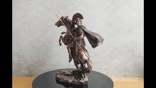 Římský centurion na koni – soška válečníka, historická dekorace, sběratelská figurka Veronese WU76086A4