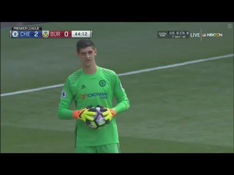 Thibaut Courtois Vs Burnley (Home) 2016-17 720p HD