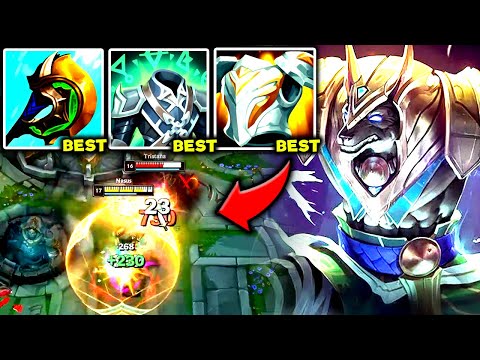 NASUS TOP 100% DELETES ALL BROKEN S+ TOPLANERS LIKE A BOSS (HIGH W/R) - S13 Nasus TOP Gameplay Guide