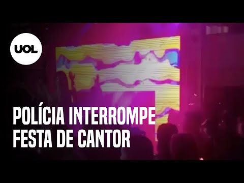 Polícia interrompe festa de aniversário do cantor PK Delas no Rio de Janeiro