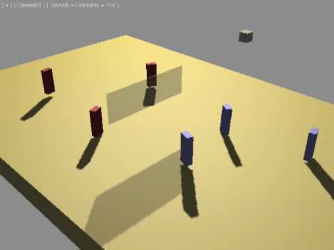 Des cubes font du sport