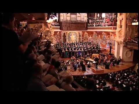Concert participatiu El Messies de Händel. Palau Música Barcelona 12/12/11. Obra Social "la Caixa"