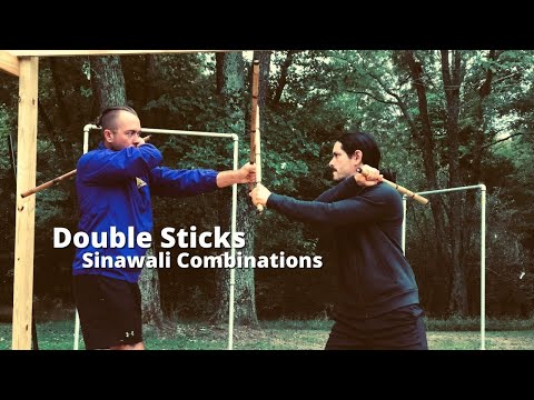 2 Must Know Double Sticks Sinawali Drills and Combinations | Kali Eskrima Arnis