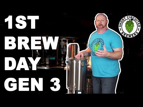 ROBOBREW v3 1st Brew day | Complete delayed start and mash step programming included