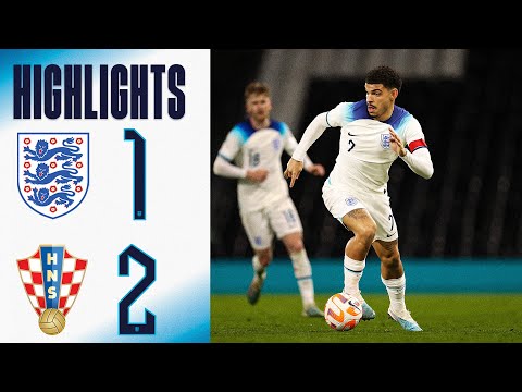 England U21 1-2 Croatia U21 | Young Lions Suffer Defeat At Craven Cottage | Highlights