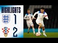 England U21 1-2 Croatia U21 | Young Lions Suffer Defeat At Craven Cottage | Highlights