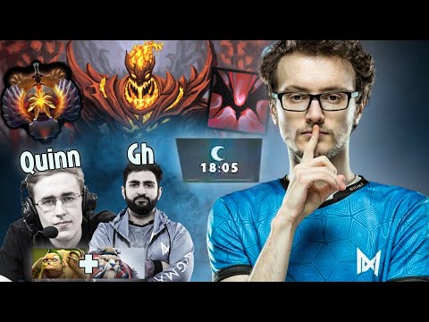 Miracle- MELTS Quinn & Gh's Team in 18 Mins | Shadow Fiend CARRY