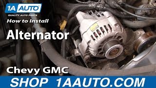 How to Replace Alternator 98-00 Chevy Blazer S10
