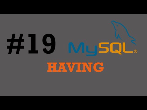SQL #19 - Funzioni: HAVING
