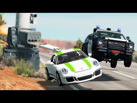 Police Chases & Crashes #56 - BeamNG Drive | CRASHdriven