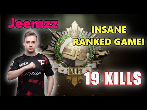 FaZe Jeemzz - 19 KILLS - INSANE RANKED GAME! - PUBG