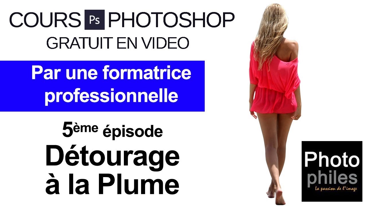 N°5 Cours PHOTOSHOP : Détourer un personnage proprement