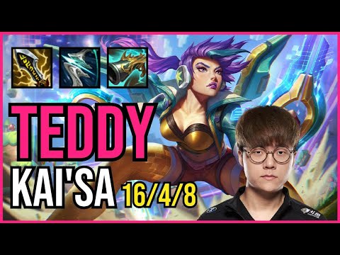 TEDDY - KAI'SA vs APHELIOS ADC - KR Challenger - Patch 11.5