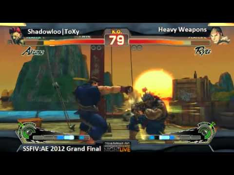 SNL2012 Round 6: SL|ToXY (AK) vs HeavyWeapons (SA/RY) - AE2012 GF